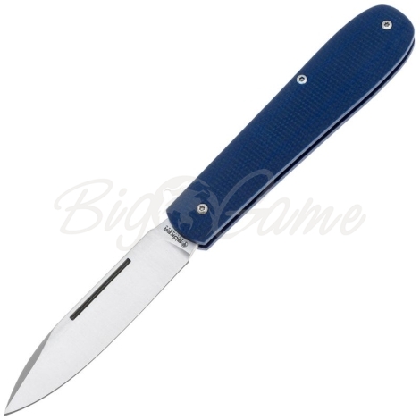 Нож складной полуавтоматический BOKER Coffin Denim Micarta сталь MagnaCut рукоять Микарта цв. Синий фото 1