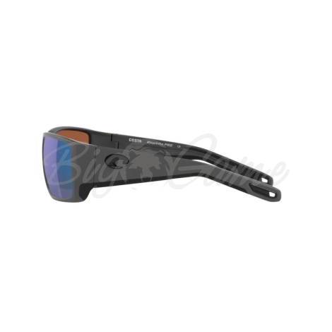 Очки поляризационные COSTA DEL MAR Reefton Pro 580G цв. Matte Black цв. ст. Green Mirror фото 3