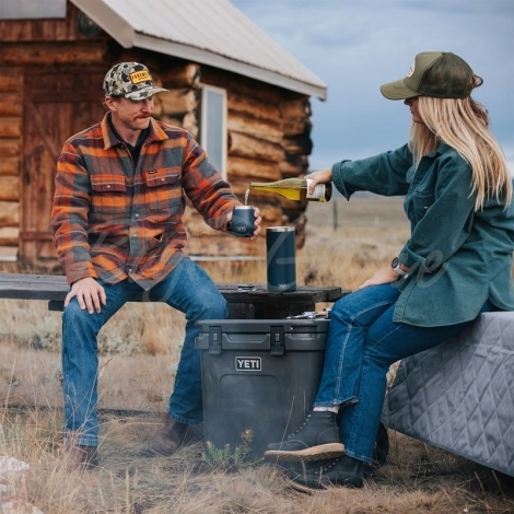 Термос YETI Rambler Wine Chiller для бутылки 750 мл цвет Big Wave Blue фото 6