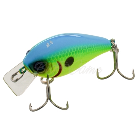 Воблер JACKALL Aska 45 SR цв. blue back chartreuse фото 1