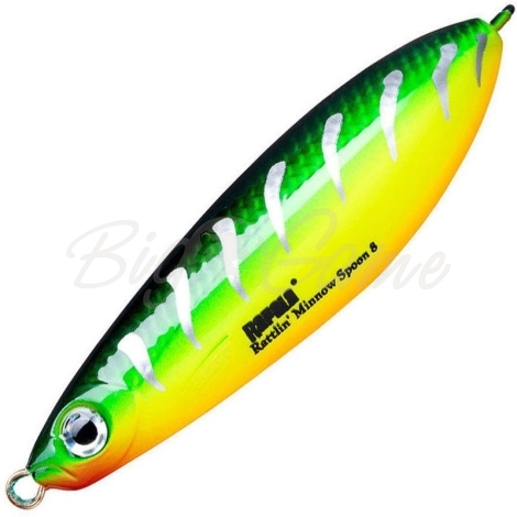 Блесна-незацепляйка RAPALA Rattlin Minnow Spoon 16 г код цв. FRB фото 1