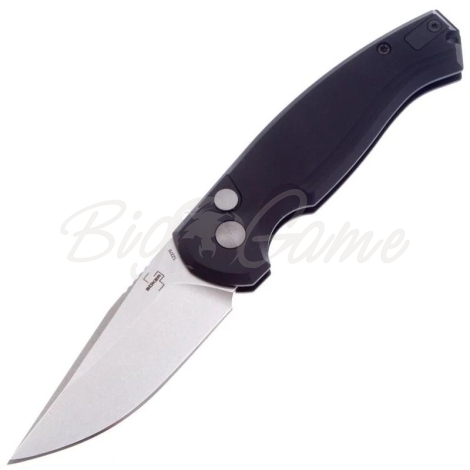 Нож складной полуавтоматический BOKER Karakurt сталь 154СМ рукоять Алюминий цв. Черный фото 1