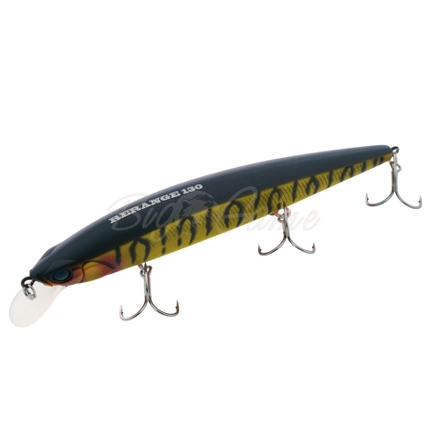 Воблер JACKALL Rerange 130 SP цв. mat gold tiger фото 1