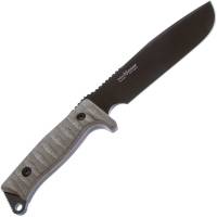 Нож с фиксированным клинком FOX KNIVES Combat Jungle сталь Bohler N690Co рукоять Микарта цв. Зеленый превью 5