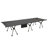 Раскладушка LIGHT CAMP Folding Cot цв. черный / зеленый