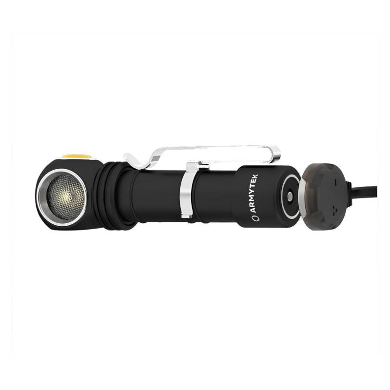 Фонарь налобный ARMYTEK Wizard C2 WR Magnet USB Теплый цвет черный