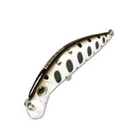 Воблер JACKALL TIMON Tricoroll 55HW цв. white & black yamame превью 2