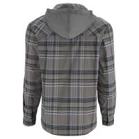 Рубашка SIMMS Coldweather Hoody цвет Gunmetal Neo Plaid превью 4