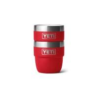Набор кружек YETI Rambler Espresso Stackable Cup (2 шт.) 120 цвет Rescue Red превью 3