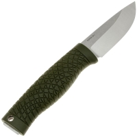 Нож с фиксированным клинком BOKER Bronco Mini сталь CPM 3V рукоять Термопластик цв. Зеленый превью 6
