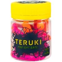 Червь TERUKI Roy 6,5 см (7 шт.) зап. сыр цв. Pink/Orange превью 3