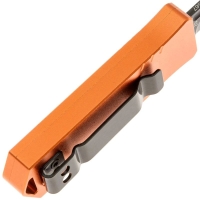 Нож складной автоматический BOKER USB OTF 2.0 сталь D2 рукоять Алюминий цв. Оранжевый превью 4