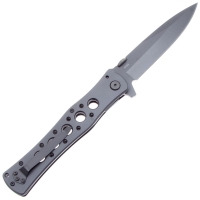 Нож складной полуавтоматический BOKER Urban Tank сталь 440А рукоять Сталь цв. Серый превью 4