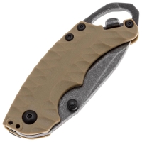 Нож складной полуавтоматический KERSHAW Shuffle II сталь 8Cr13MoV рукоять Термопластик цв. Песочный превью 2