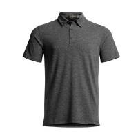Поло SITKA Essential SS Polo цвет Obsidian Heather