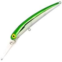 Воблер BAY RAT Long Drive 130F цв. green chrome