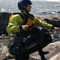 Гермосумка OSPREY Transporter WP Duffel 70 л цвет Tunnel Vision Grey превью 4