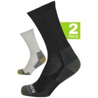 Носки LORPEN MH2PC Wool Hike 2 Pack Crew цвет Black / Light Granite