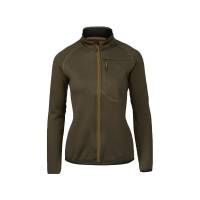 Толстовка SEELAND Hawker full zip fleece Women цвет Pine green