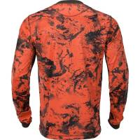 Футболка HARKILA Wildboar Pro L/S T-Shirt цвет AXIS MSP Orange Blaze / Shadow brown превью 3