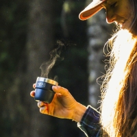 Набор кружек YETI Rambler Espresso Stackable Cup (2 шт.) 120 цвет Rescue Red превью 5