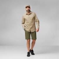 Рубашка FJALLRAVEN Abisko Trail Shirt LS цвет Fossil превью 4