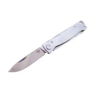 Нож складной полуавтоматический BOKER Atlas Multi SW Sandvik 12C27 рукоять Нержавеющая сталь цв. Серый