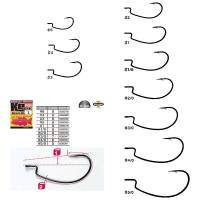 Крючок офсетный DECOY Kig Hook Worm 17 № 4 (9 шт.)