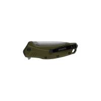 Нож складной KERSHAW Link  клинок CPM 20CV/stonewash,рукоять алюминий, цв. Олива превью 3