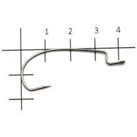 Крючок офсетный DECOY Worm 9 № 4 (9 шт.)