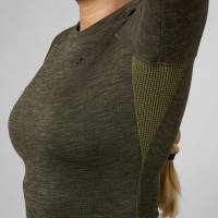 Термокофта SEELAND Active L/S T-Shirt Women цвет Pine green превью 2
