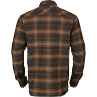 Рубашка HARKILA Eirik Reversible Shirt Jacket цвет Dark warm olive / Burgundy превью 5
