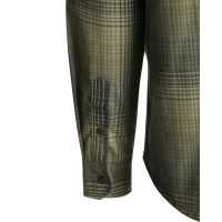 Рубашка KING'S Modern Button Flannel цвет Olive Plaid превью 10