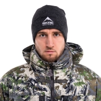 Шапка SKRE Ontario Cuffed Beanie цвет темно-серый превью 2