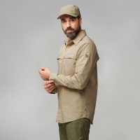 Рубашка FJALLRAVEN Abisko Trail Shirt LS цвет Fossil превью 6