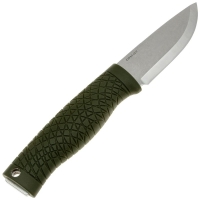 Нож с фиксированным клинком BOKER Bronco Mini Scandi сталь CPM 3V рукоять Термопластик цв. Зеленый превью 6
