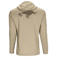 Термокофта SIMMS Tech Hoody - Artist Series цвет Stone / Lure превью 2