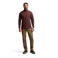 Толстовка SITKA Snowcrest Half-Zip Fleece Pullover цвет Cherry Wood Heather превью 4