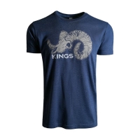 Футболка KING'S Full Curl Tee цвет Heather Denim