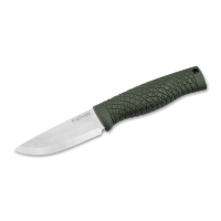 Нож с фиксированным клинком BOKER Bronco Mini Scandi сталь CPM 3V рукоять Термопластик цв. Зеленый
