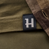 Футболка HARKILA H-logo S/S T-Shirt цвет Dark Olive превью 4