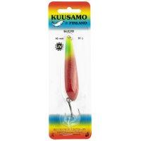 Блесна колеблющаяся KUUSAMO Suomi 80/25 код цв. GL/GR/FYe/R-C, UV превью 3