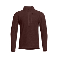 Толстовка SITKA Snowcrest Half-Zip Fleece Pullover цвет Cherry Wood Heather