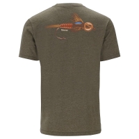 Футболка SIMMS Let It Fly T-Shirt цвет Military Heather превью 2