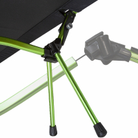 Раскладушка LIGHT CAMP Folding Cot цв. черный / зеленый превью 9