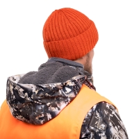 Шапка SKRE Ontario Cuffed Fleece Beanie цвет оранжевый превью 3
