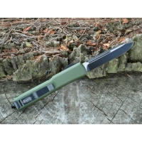 Нож автоматический MICROTECH Ultratech S/E сталь M390, DLC/Satin рукоять Алюминий цв. Зеленый превью 4