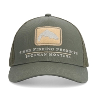 Кепка SIMMS Double Haul Icon Trucker цвет Smokey Olive