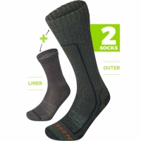 Носки LORPEN CWSSE Cold Weather System Eco цвет Conifer