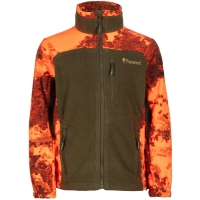 Толстовка PINEWOOD Kid Oviken Fleece Jacket цвет Strata Blaze / Hunting Green